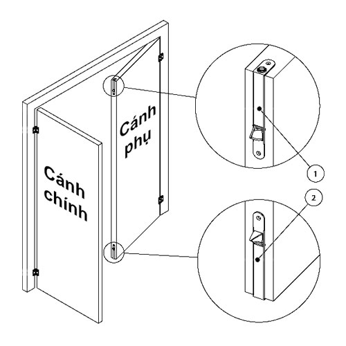 Chốt cửa tự động 306 - Ảnh 3