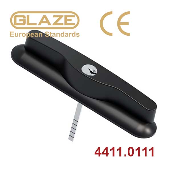 Khóa cửa trượt lùa chữ D 1 cánh ruột liền - Ảnh 3