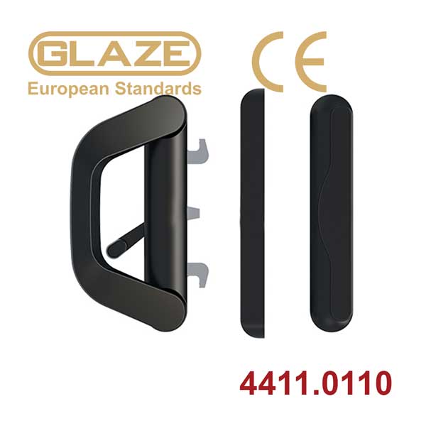 Khóa cửa trượt lùa chữ D 1 cánh ruột liền