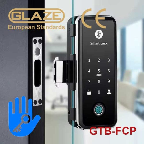 Khóa cửa kính vân tay GTB - Hình ảnh 3