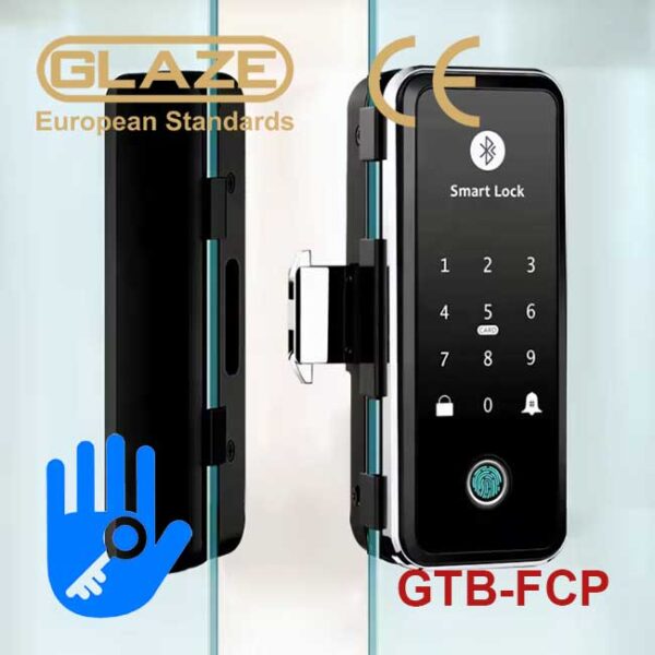 Khóa cửa kính vân tay GTB - Hình ảnh 2