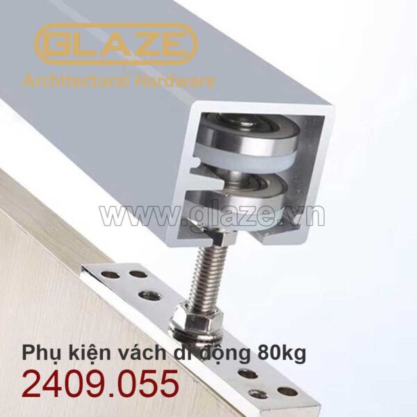 Phụ kiện bánh xe vách ngăn di động hệ 55 - Ảnh 3