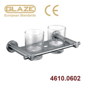 Kệ ly đôi phòng tắm Inox